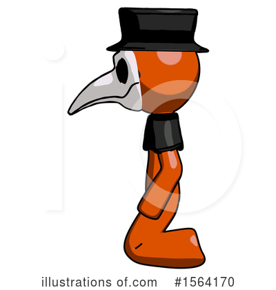 Royalty-Free (RF) Orange Man Clipart Illustration by Leo Blanchette - Stock Sample #1564170