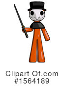 Orange Man Clipart #1564189 by Leo Blanchette