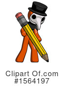 Orange Man Clipart #1564197 by Leo Blanchette