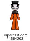 Orange Man Clipart #1564203 by Leo Blanchette