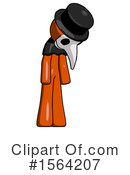 Orange Man Clipart #1564207 by Leo Blanchette