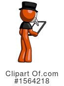 Orange Man Clipart #1564218 by Leo Blanchette