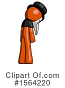 Orange Man Clipart #1564220 by Leo Blanchette