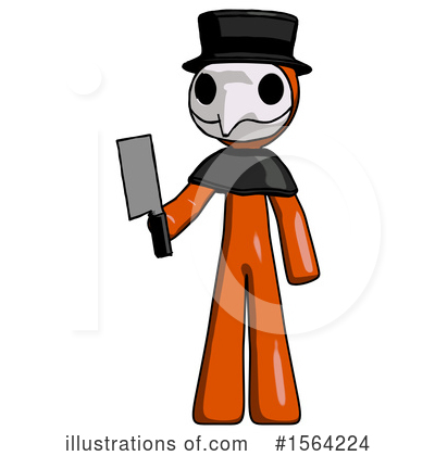 Royalty-Free (RF) Orange Man Clipart Illustration by Leo Blanchette - Stock Sample #1564224