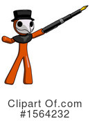 Orange Man Clipart #1564232 by Leo Blanchette