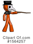Orange Man Clipart #1564257 by Leo Blanchette