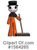 Orange Man Clipart #1564265 by Leo Blanchette