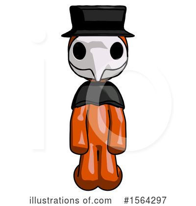 Royalty-Free (RF) Orange Man Clipart Illustration by Leo Blanchette - Stock Sample #1564297
