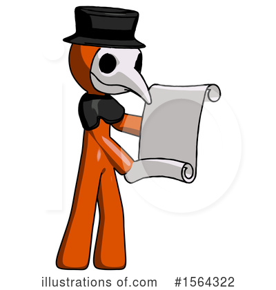 Royalty-Free (RF) Orange Man Clipart Illustration by Leo Blanchette - Stock Sample #1564322