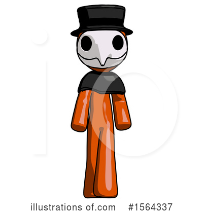 Royalty-Free (RF) Orange Man Clipart Illustration by Leo Blanchette - Stock Sample #1564337