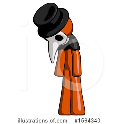 Royalty-Free (RF) Orange Man Clipart Illustration by Leo Blanchette - Stock Sample #1564340