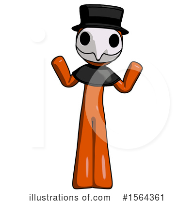 Royalty-Free (RF) Orange Man Clipart Illustration by Leo Blanchette - Stock Sample #1564361
