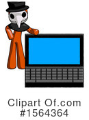 Orange Man Clipart #1564364 by Leo Blanchette