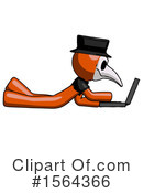 Orange Man Clipart #1564366 by Leo Blanchette