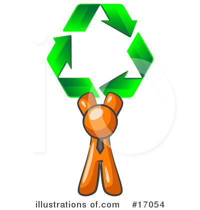 Recycle Clipart #17054 by Leo Blanchette