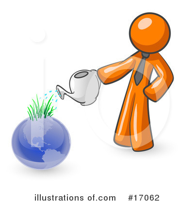 Watering Clipart #17062 by Leo Blanchette