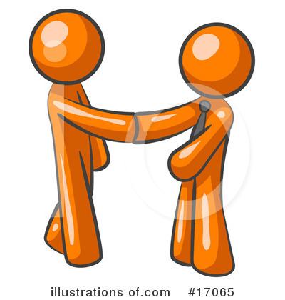 Royalty-Free (RF) Orange Man Clipart Illustration by Leo Blanchette - Stock Sample #17065