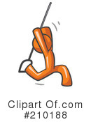 Orange Man Clipart #210188 by Leo Blanchette