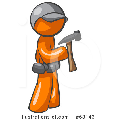 Builder Clipart #63143 by Leo Blanchette