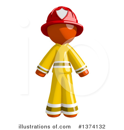 Fireman Clipart #1374132 by Leo Blanchette