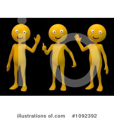 Orange People Clipart #1092392 by Mopic