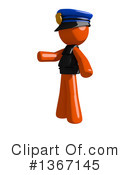 Orange Police Officer Clipart #1367145 by Leo Blanchette