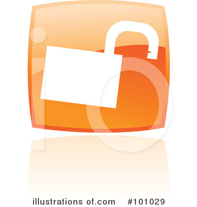 Royalty-Free (RF) Orange Square Icons Clipart Illustration by cidepix - Stock Sample #101029