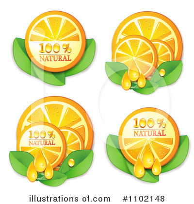Royalty-Free (RF) Oranges Clipart Illustration by merlinul - Stock Sample #1102148