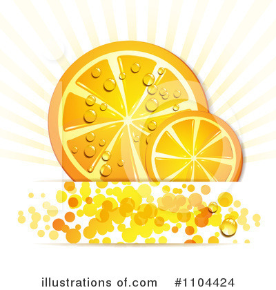 Orange Slices Clipart #1104424 by merlinul