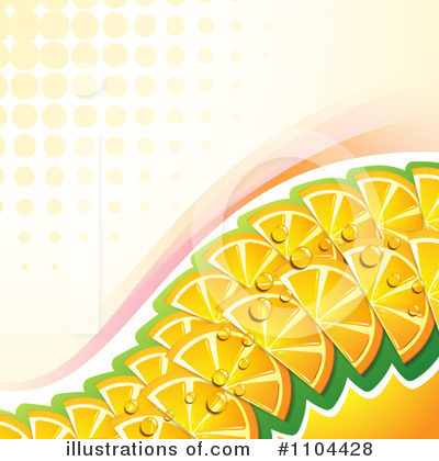 Orange Slices Clipart #1104428 by merlinul