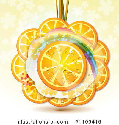 Orange Slices Clipart #1109416 by merlinul