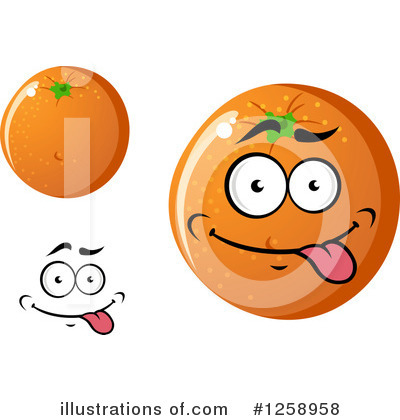 Royalty-Free (RF) Oranges Clipart Illustration by Vector Tradition SM - Stock Sample #1258958