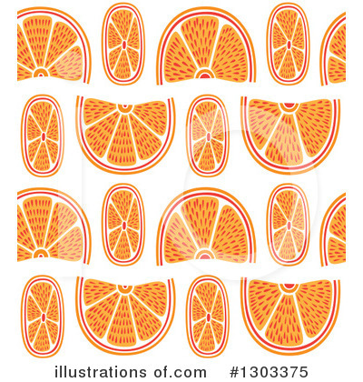 Orange Slices Clipart #1303375 by Cherie Reve