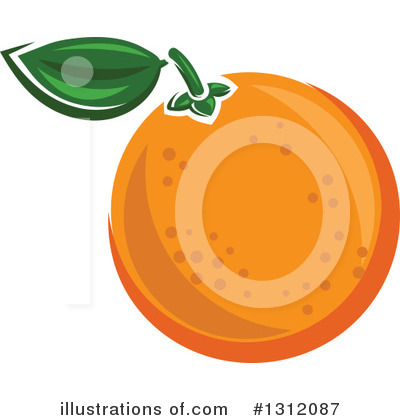 Royalty-Free (RF) Oranges Clipart Illustration by Vector Tradition SM - Stock Sample #1312087