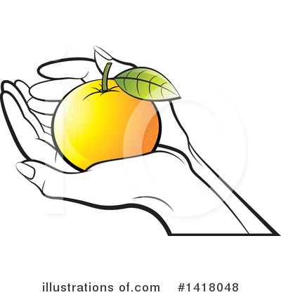 Royalty-Free (RF) Oranges Clipart Illustration by Lal Perera - Stock Sample #1418048