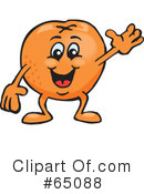 Oranges Clipart #65088 by Dennis Holmes Designs