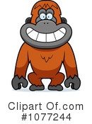 Orangutan Clipart #1077244 by Cory Thoman