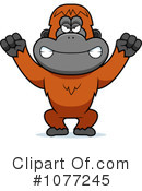 Orangutan Clipart #1077245 by Cory Thoman