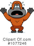 Orangutan Clipart #1077246 by Cory Thoman
