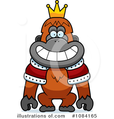 Royalty-Free (RF) Orangutan Clipart Illustration by Cory Thoman - Stock Sample #1084165