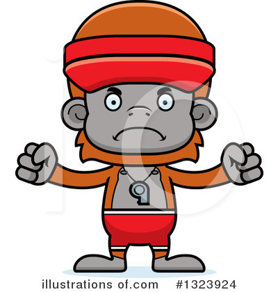 Royalty-Free (RF) Orangutan Clipart Illustration by Cory Thoman - Stock Sample #1323924