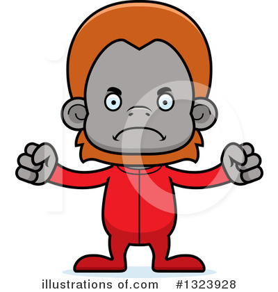 Royalty-Free (RF) Orangutan Clipart Illustration by Cory Thoman - Stock Sample #1323928