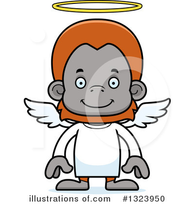 Royalty-Free (RF) Orangutan Clipart Illustration by Cory Thoman - Stock Sample #1323950