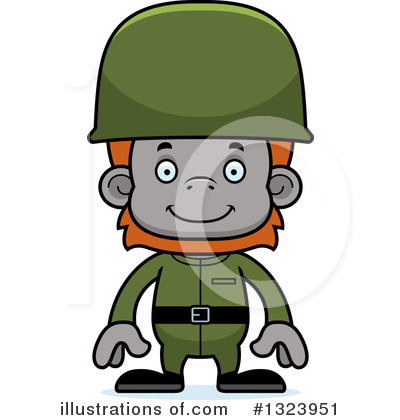 Royalty-Free (RF) Orangutan Clipart Illustration by Cory Thoman - Stock Sample #1323951