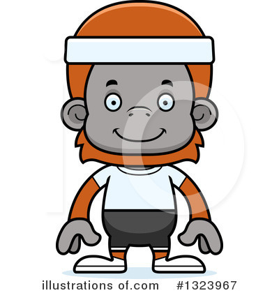 Royalty-Free (RF) Orangutan Clipart Illustration by Cory Thoman - Stock Sample #1323967