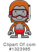 Orangutan Clipart #1323985 by Cory Thoman