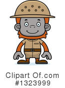 Orangutan Clipart #1323999 by Cory Thoman