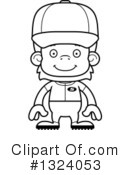 Orangutan Clipart #1324053 by Cory Thoman