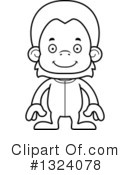 Orangutan Clipart #1324078 by Cory Thoman