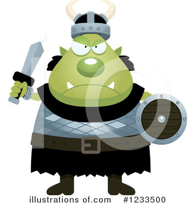 Royalty-Free (RF) Orc Clipart Illustration by Cory Thoman - Stock Sample #1233500